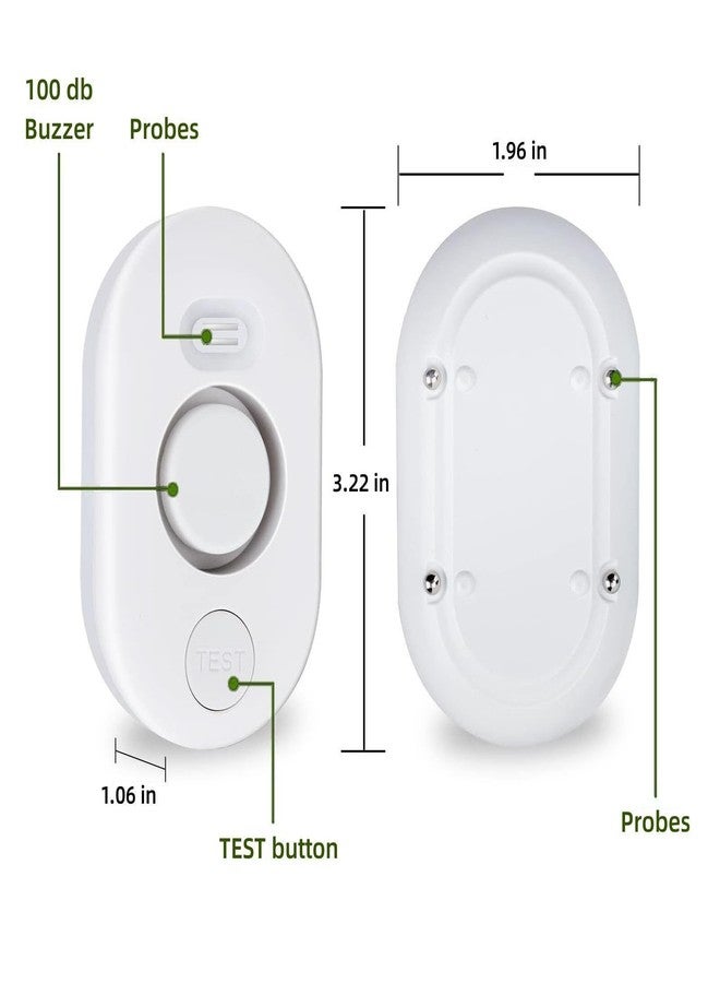 METAK Water Leak Detector Sensor Alarm: Home Water Flooding Monitor Smart Sink Overflow Monitoring Adjustable Wet Moisture Alert Pipe Leakage Drip Detection Warning for Basement Floor - Image 5