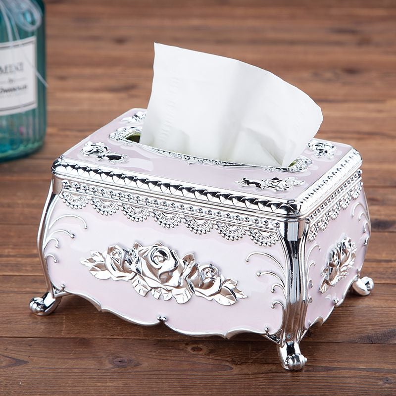 Household Tissue Box Simple Practical for Dining Table Living Room Coffee Table