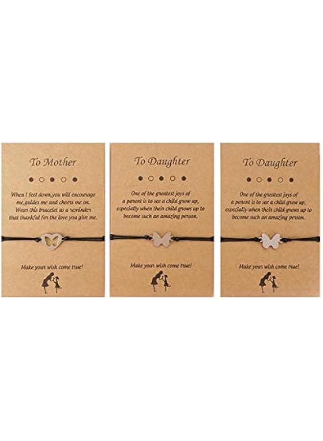 Arabest Unisex Adults Alloy Heart Pinky Promise Heart erfly Moon Sun Statement Charm Bracelet, 3 Pcs - Image 1