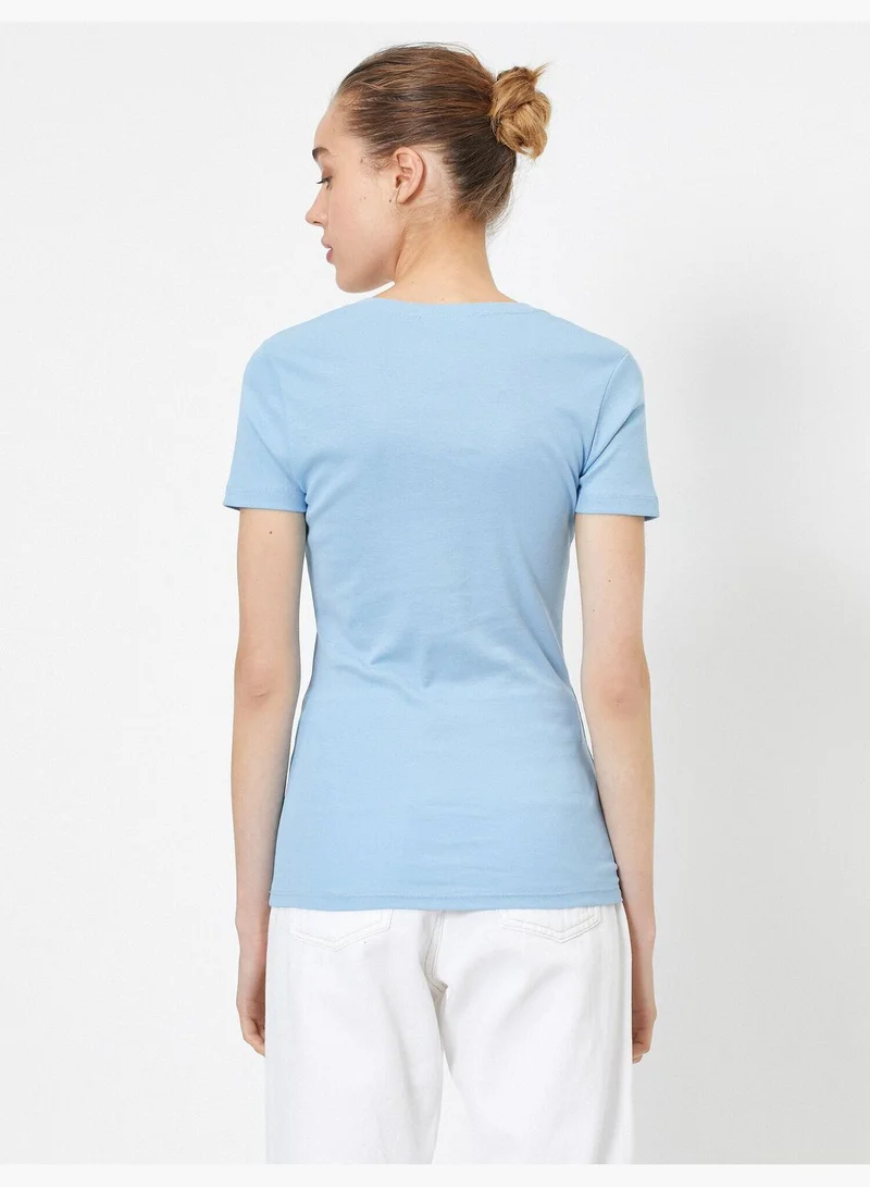 KOTON V Neck T-Shirt