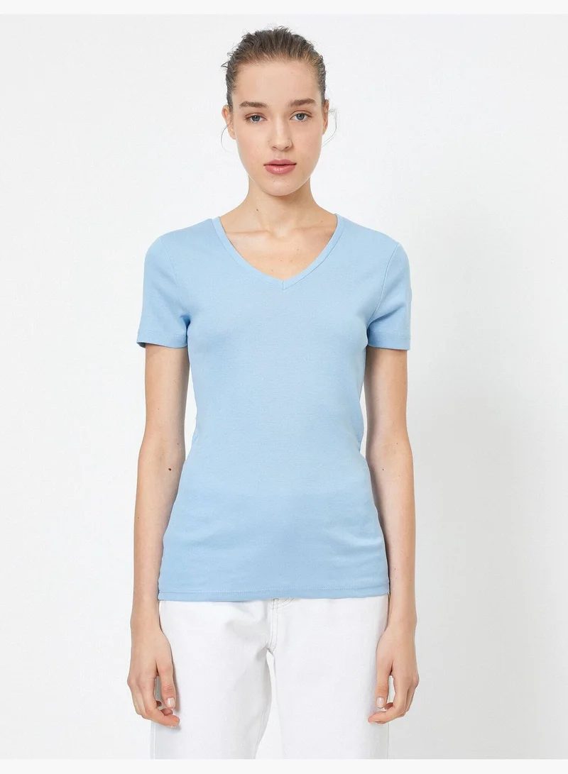 KOTON V Neck T-Shirt