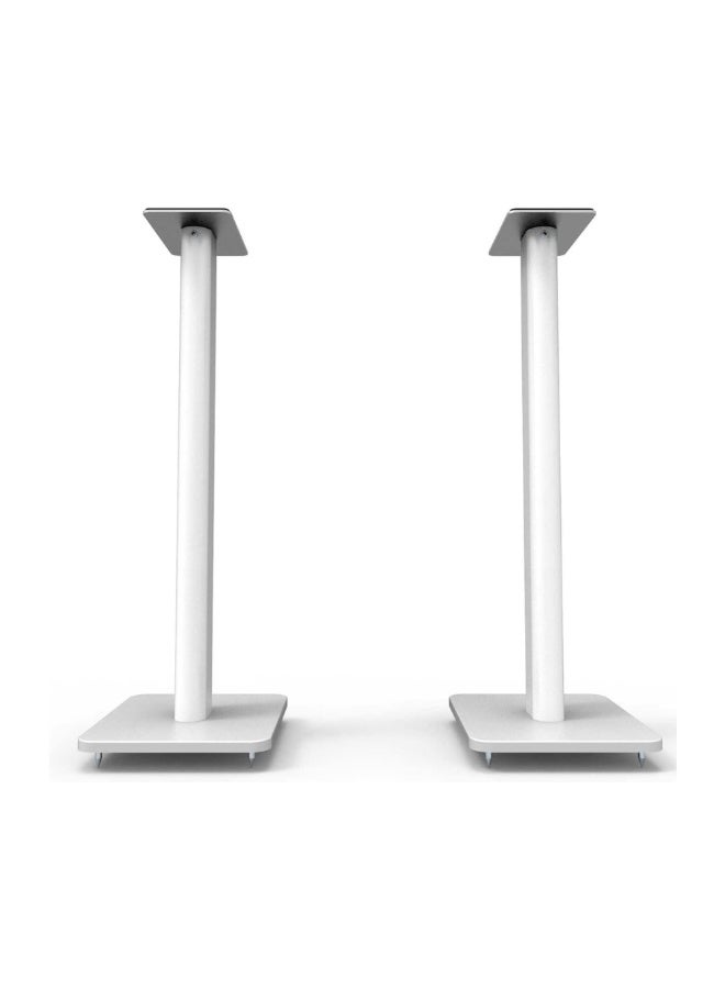 Kanto Audio SP32PLW 32" Bookshelf Speaker Swiveling Floor Stands-White, Pair - Image 3
