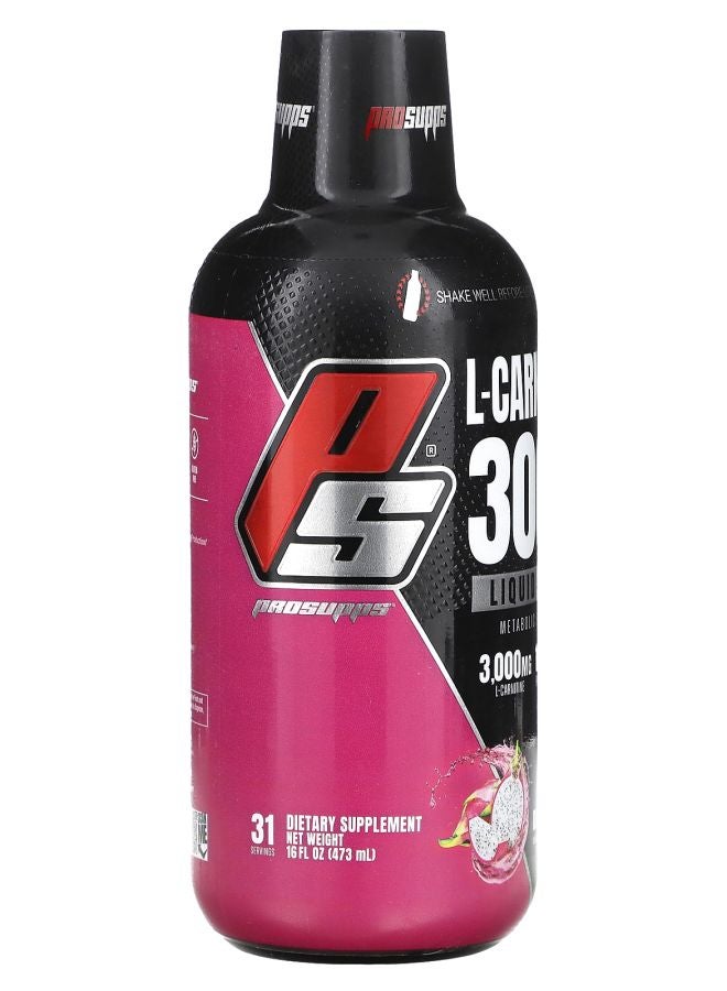 ProSupps L-Carnitine 3000 Liquid Shots Dragon Fruit 16 fl oz (473 ml) - Image 2