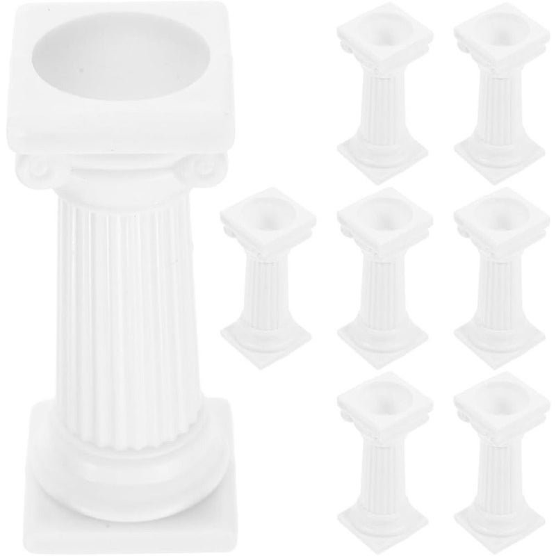 4pc 2.95x1.38inch Roman Column Stands Fondant Tier Separator Wedding Cake Decoration Support Tool - Image 3