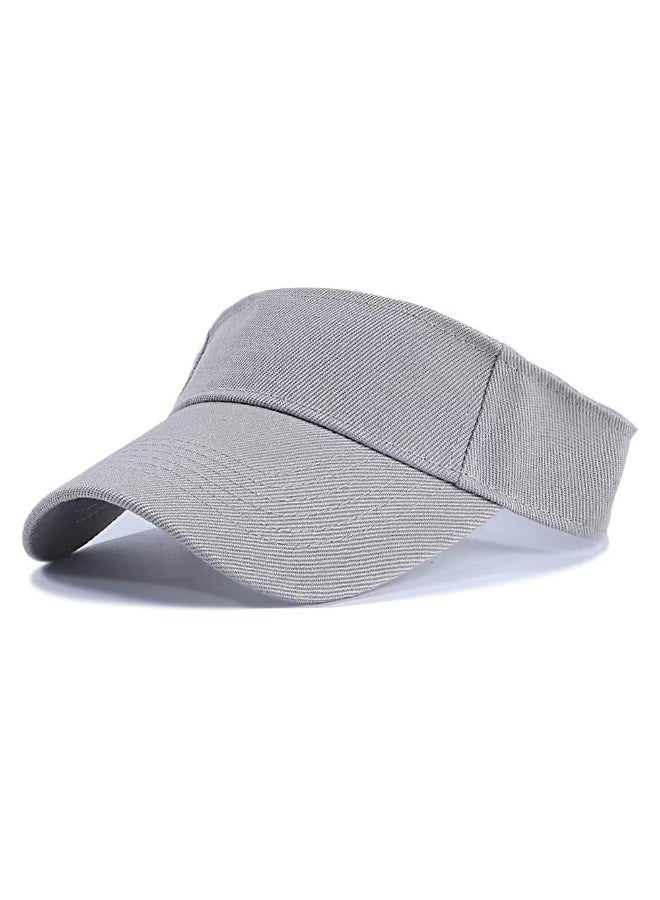 Sun Visors Cap Adjustable Empty Top Baseball Cap Cotton Ball Caps Lightweight Sports Outdoor Sun Protection Cap Hats for Women Men