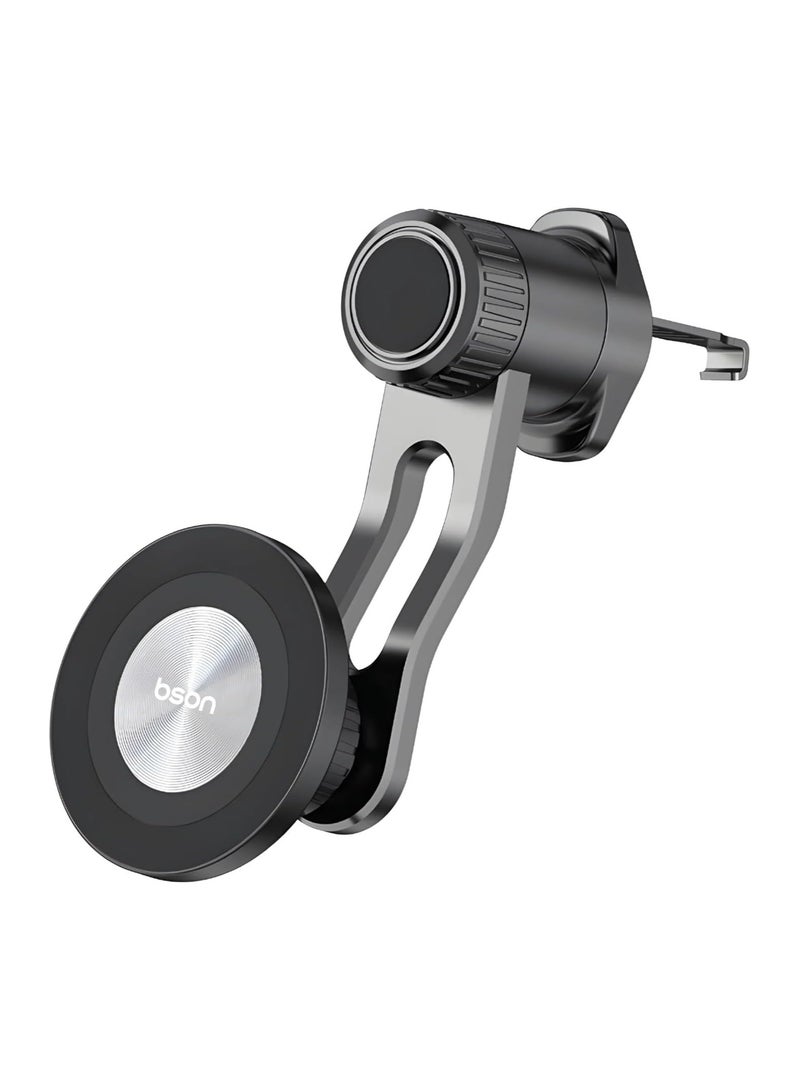 BSON حامل تيتان جريب مع تثبيت مغناطيسي قوي بتقنية ماغسيف ودوران 360° - طول خطاف قابل للتعديل ليتناسب مع الفتحات - تصميم عالمي مدمج للاستخدام اليومي وسهولة الوصول - Image 1