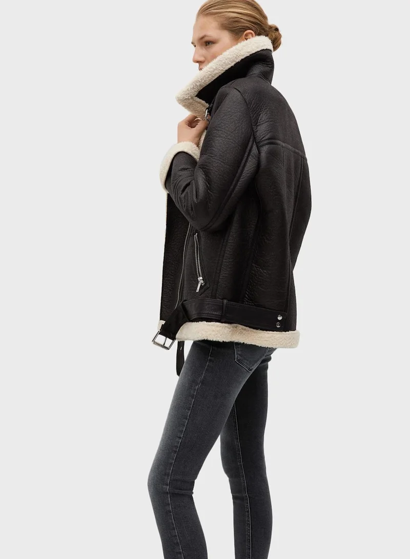 MANGO Raw Hem Skinny Jeans