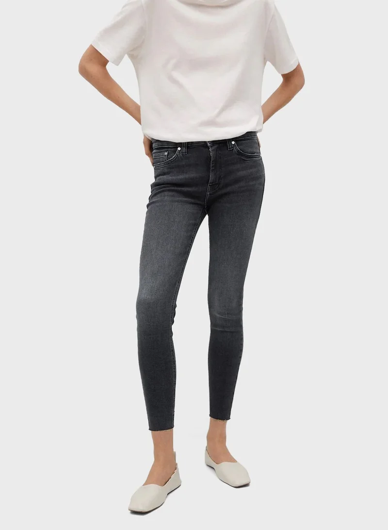MANGO Raw Hem Skinny Jeans