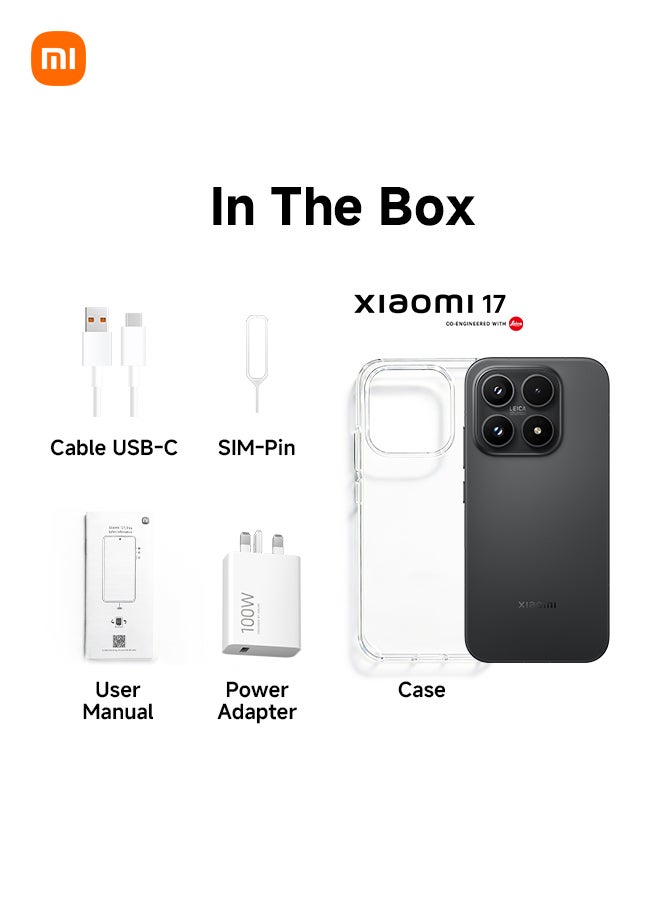 Xiaomi 17 Black Dual SIM 5G 12GB RAM 512GB   - with 3-pin adaptor - Global Version - Image 3