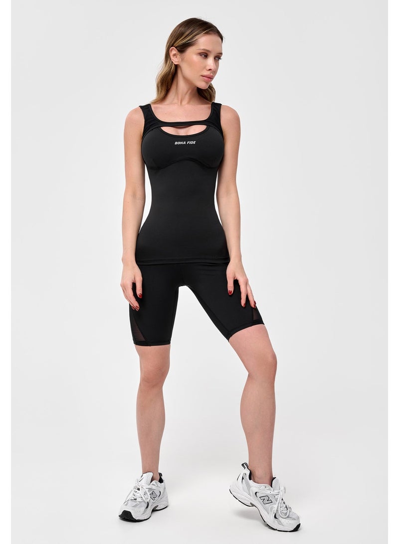 Bona Fide Sleeveless Sports Bra for Women – Athletic Tank Style Workout Top – Comfortable Activewear Top - Image 3