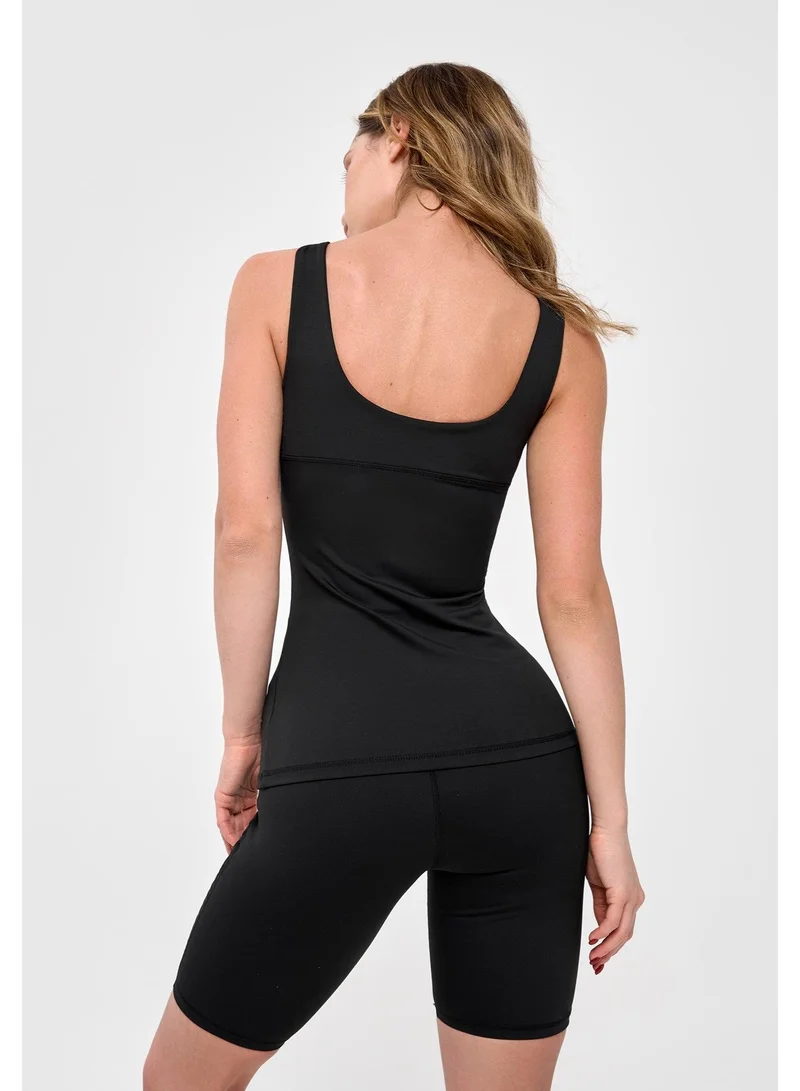 بونا فيدي Shape Bra-shirt توب بدون أكمام رياضي نسائي – أسود