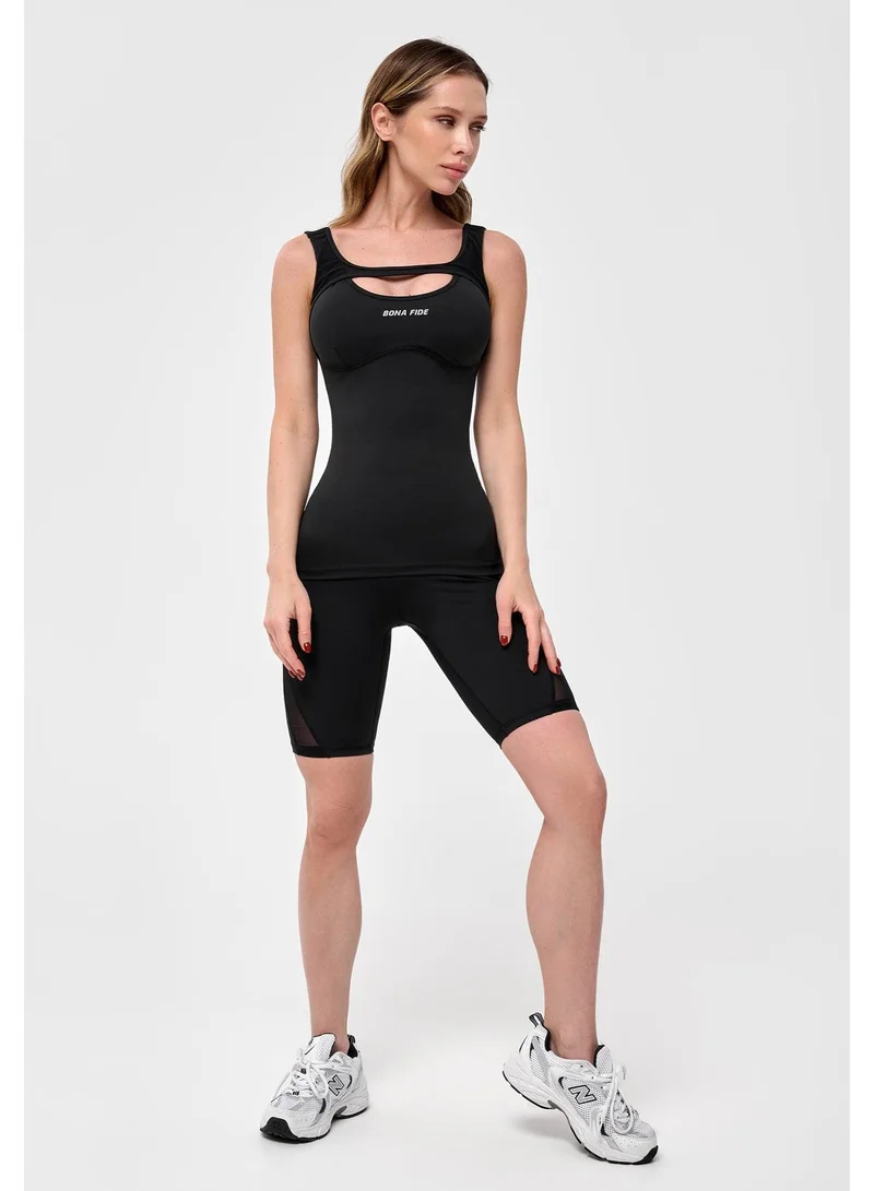 Bona Fide Shape Bra-shirt Black Shape -shirt Sport Gym Top for Women for Women | Best Price UAE