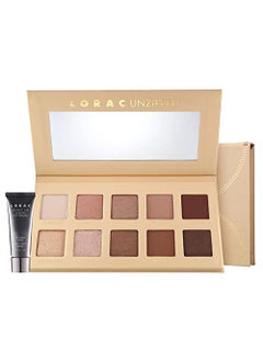 LORAC Unzipped Eye Shadow Palette | Matte & Glitter Finish Eyeshadow | Shimmer & Matte, 2 Piece set (Pack of 1)