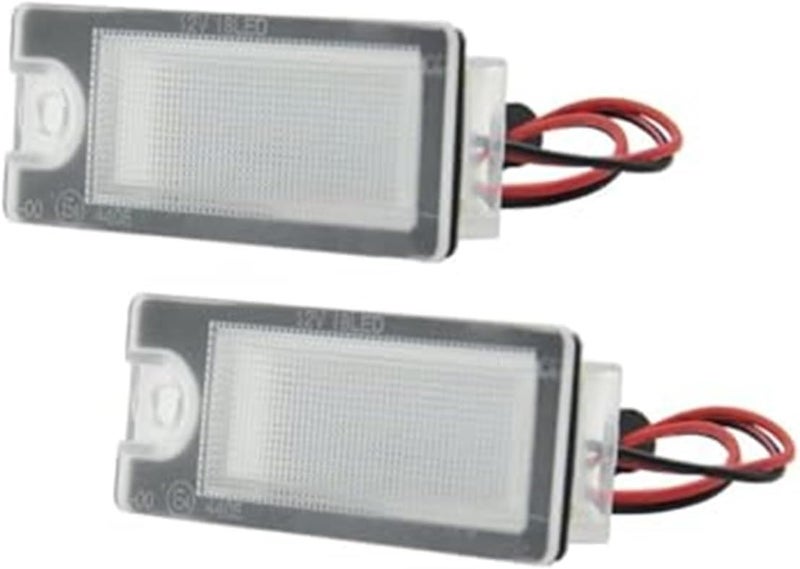 Wivplex 2Pcs White License Plate Light for Volvo - Image 1