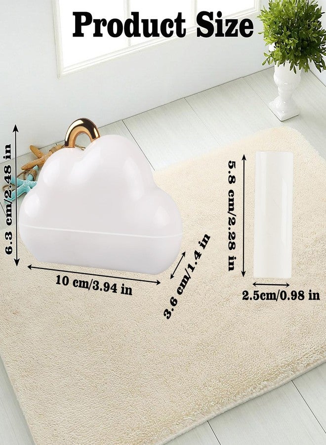 Nokiils Mini Lint Roller Travel Size, Reusable Lint Roller for Travel, Pet Hair Remover Portable Lint Roller for Clothes with 150 Sheets Refillable (White) - Image 2
