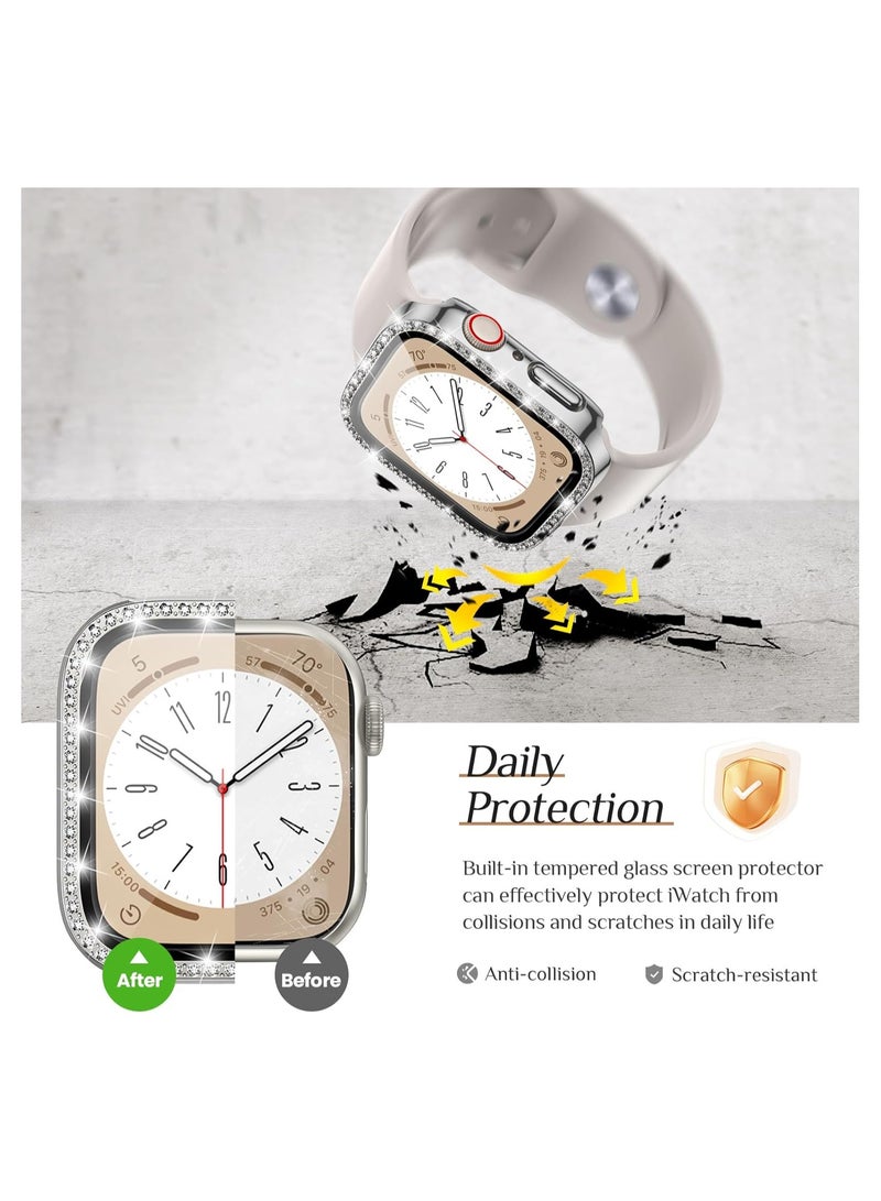 Y&D Suitable For AppleWatchUltra Apple44mm  4/5/6/SE universal Generation Watch Tempered Film Integrated Protective Case - Image 2