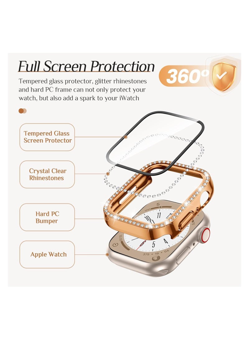 Y&D Suitable For AppleWatchUltra Apple44mm  4/5/6/SE universal Generation Watch Tempered Film Integrated Protective Case - Image 4
