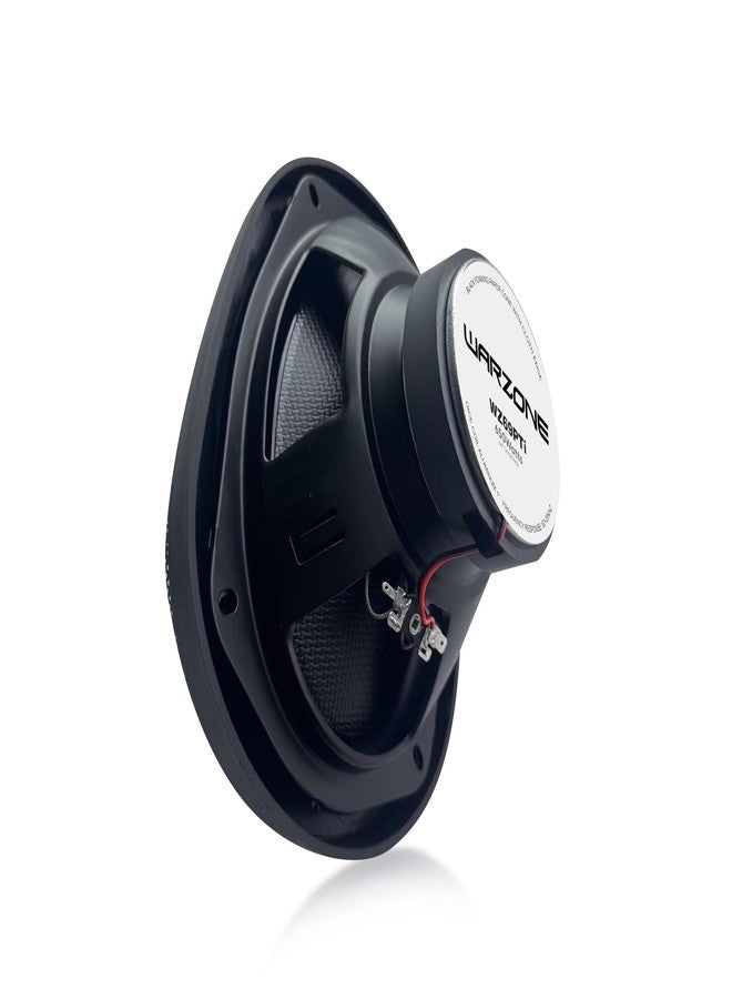 Warzone 2X WZ69PTi 6x9-Inch Super Coaxial Speaker Pair, 4 Ohm, 650W Max, 200W RMS, 92dB Sensitivity, Ferrite Woofer & PEI Dome Tweeter for Pro Car Audio - Image 4