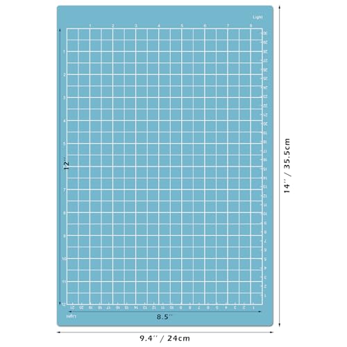 ReArt Light Grip Mats for Cricut Joy Xtra - 12 x 8.5 Inches Craft Paper Cutting Mat Use with Printer Paper, Vellum, Light Cardstock & More, Sewing and Crafting (3 Packs Light) - Image 2