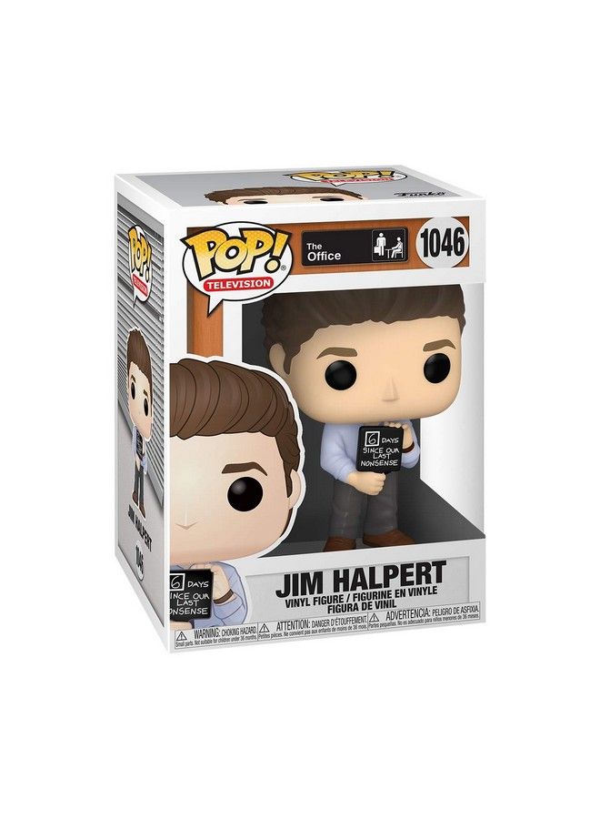 Funko Poptv: The Office Jim With Nonsense Sign - Image 3