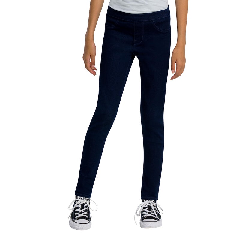Levi's Girls' Big Skinny Fit Pull On Jeggings, New Rinse, 8 - Image 2