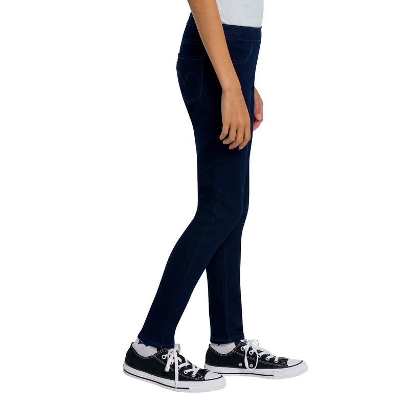 Levi's Girls' Big Skinny Fit Pull On Jeggings, New Rinse, 8 - Image 4