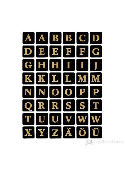 Herma - Office Labels Letters And Numbers A-Z Letter 13*13 4130 - Image 1