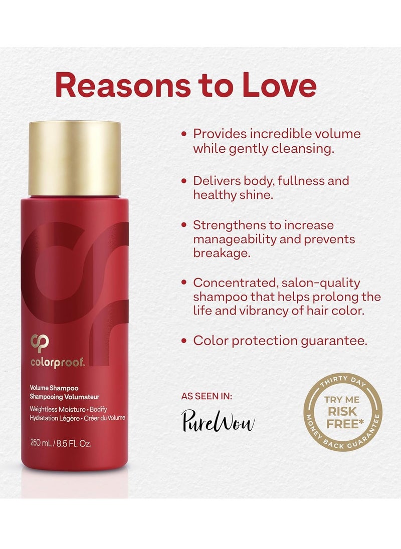 ColorProof - Colorproof Volume Shampoo for Women. Volume Shampoo, White Nectarine Scent, Sulfate Free Shampoo - Image 1
