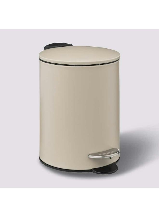 لوفت سلة المهملات الناعمة، الطول 22.5 × العرض 17 × الارتفاع 23 سم، بيج، حديد - 174528O - Image 1