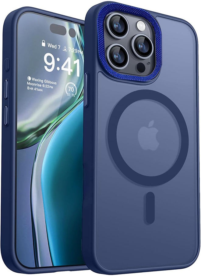 Generic - Case BENTOBEN Magnetic Iphone 11 Pro Max, Compatible with Wireless Charger and Magsafe Card Wallet, Simple Clear Shockproof Drop Resistant Anti-Fingerprint Case Compatible with Iphone 11 Pro Max - Blue - Image 1
