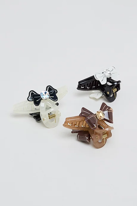 أر أند بي 3 Piece Embellished Claw Clips