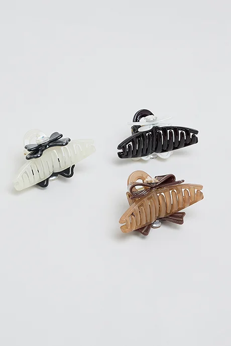 أر أند بي 3 Piece Embellished Claw Clips