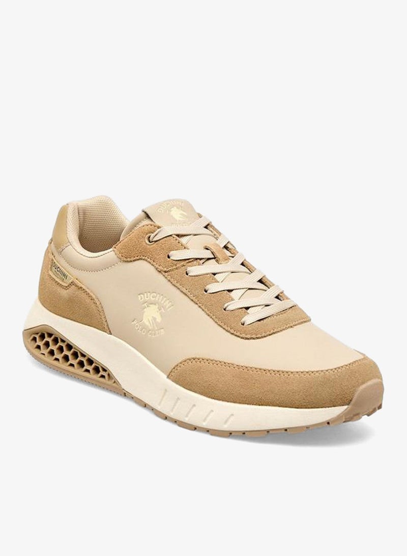 DUCHINI Sneakers Men Logo Print Lace-Up Ankle Sneakers - Image 2