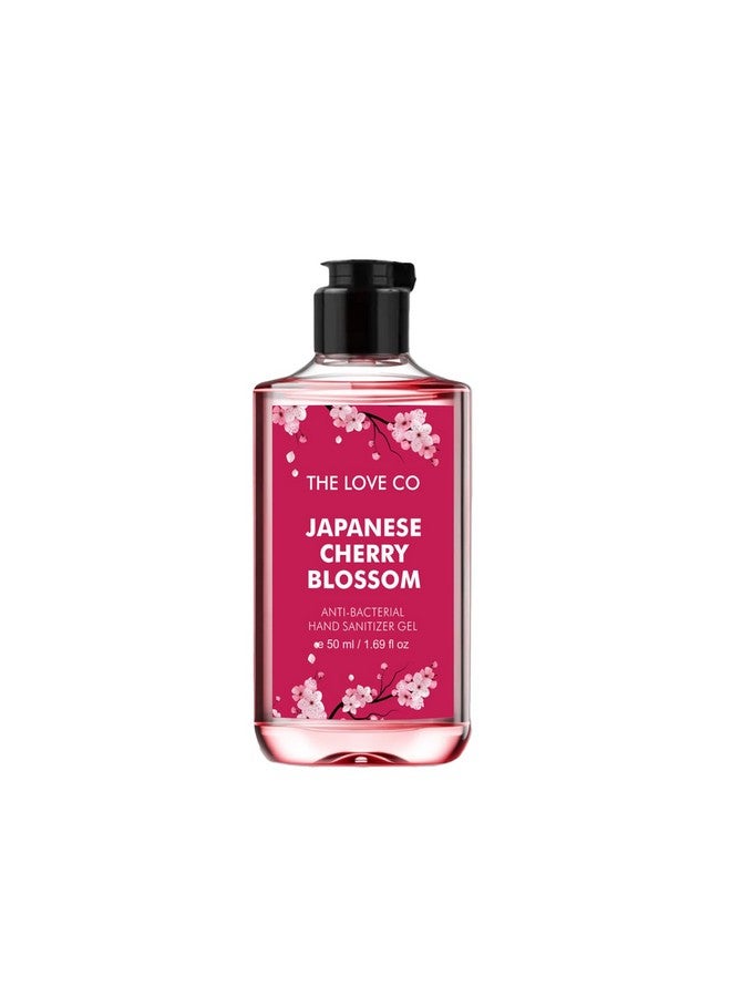 THE LOVE CO. THE LOVE CO. Japanese Cherry Blossom Gift Collection | Indulge in Travel Pack Shower Gel, Body Lotion, Body oil, Shampoo and Hand Sanitizer | Ideal Birthday & Special Occasion Hamper - Pack of 5 - Image 4