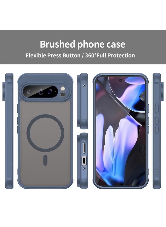 اس-توب جراب لهاتف Google Pixel 9 Pro XL Fan Dun Series TPU Hybrid PC Frosted Magsafe - Image 2