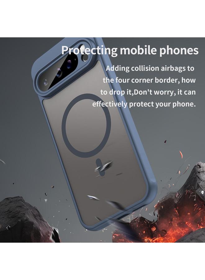اس-توب جراب لهاتف Google Pixel 9 Pro XL Fan Dun Series TPU Hybrid PC Frosted Magsafe - Image 4