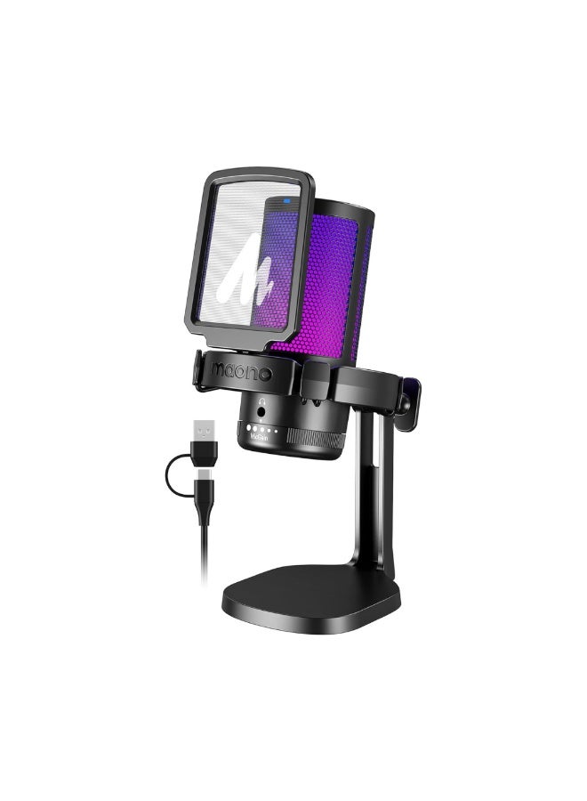 Maono DGM20 GAMERWAVE USB Gaming Microphone – (Black) - Image 2