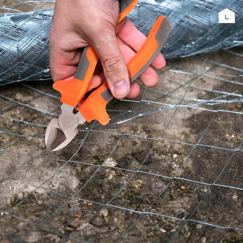Cutter Plier - 6Inch| Wire Cutters, Spring-loaded Side Cutters Dikes, Heavy Duty Cutting Pliers for Electrical, Artificial Flowers and Homes - Image 4