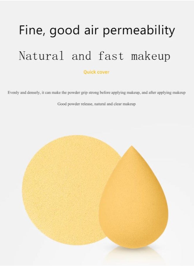 7 In 1 Foundation Blending Multi-color Latex Free Washable Makeup Soft Sponge