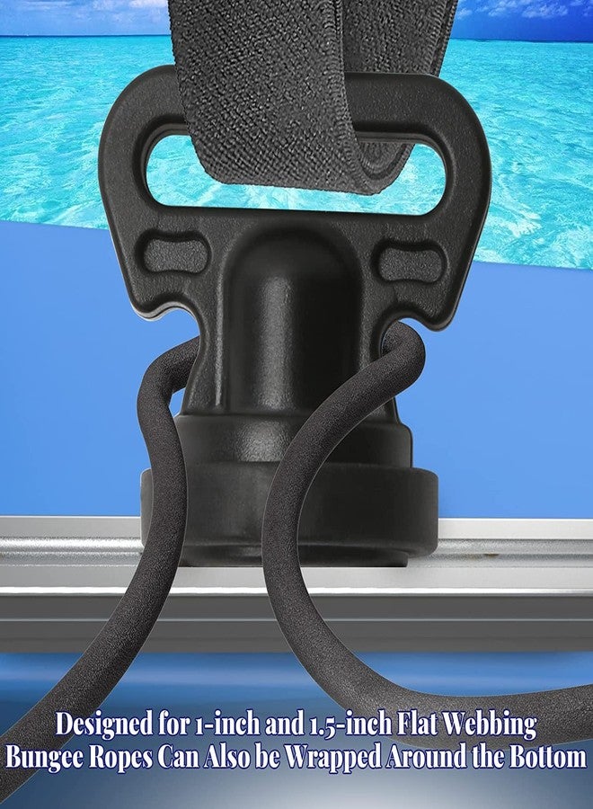 Atader Tie Downs for Kayak Track Mount, Vertical Tie Downs for Securing Cooler, Crate, and Other Kayak Rail Mount Accessories, 4 Pack - Image 5