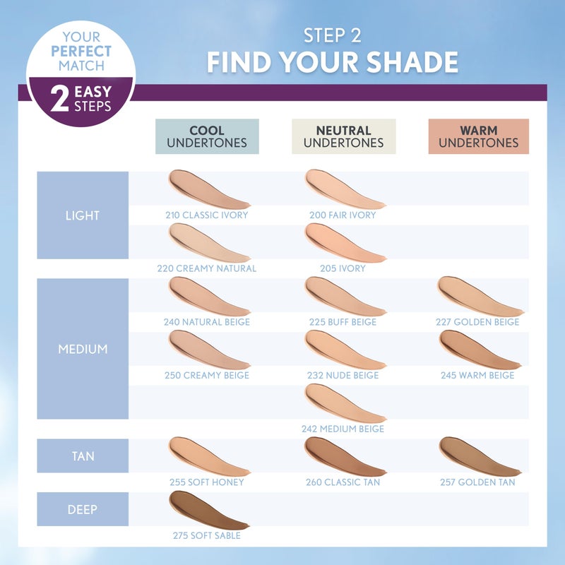 COVERGIRL & Olay Simply Ageless 3-in-1 Liquid Foundation, Matte Finish, Hyaluronic & Vitamin C Formula, 257 Golden Tan, 1 Count - Image 2