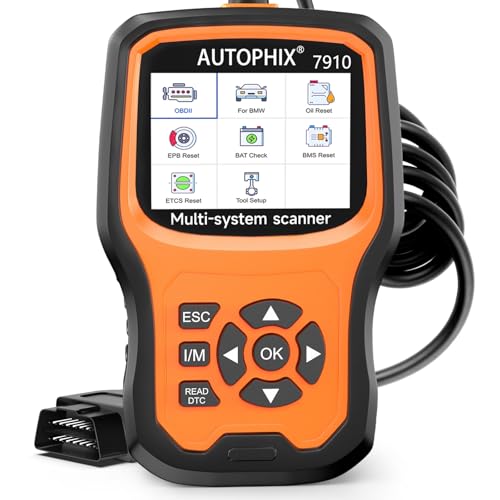 AUTOPHIX 7910P+ Scan Tool fit for BMW MINI Rolls-Royce, Featuring All Reset Services with Battery Registration, Full System Diagnostic Scanner for ABS, SAS, SRS, EPB, Oil, CBS - Image 1