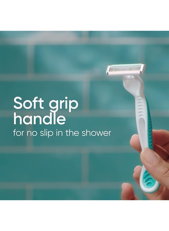 Venus شفرات حلاقة جيلليت فينوس Simply 3 الحساسة للسيدات، عبوة من 1 مع 4 شفرات - Image 3