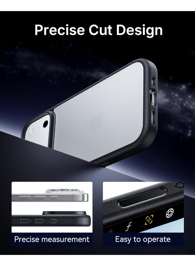 iPhone 17 Pro Max Case 6.9 Inch, Grade Shockproof Drop Protection, Translucent Matte Back Anti-Fingerprint Slim Thin Phone Cover for Clear. - Image 2