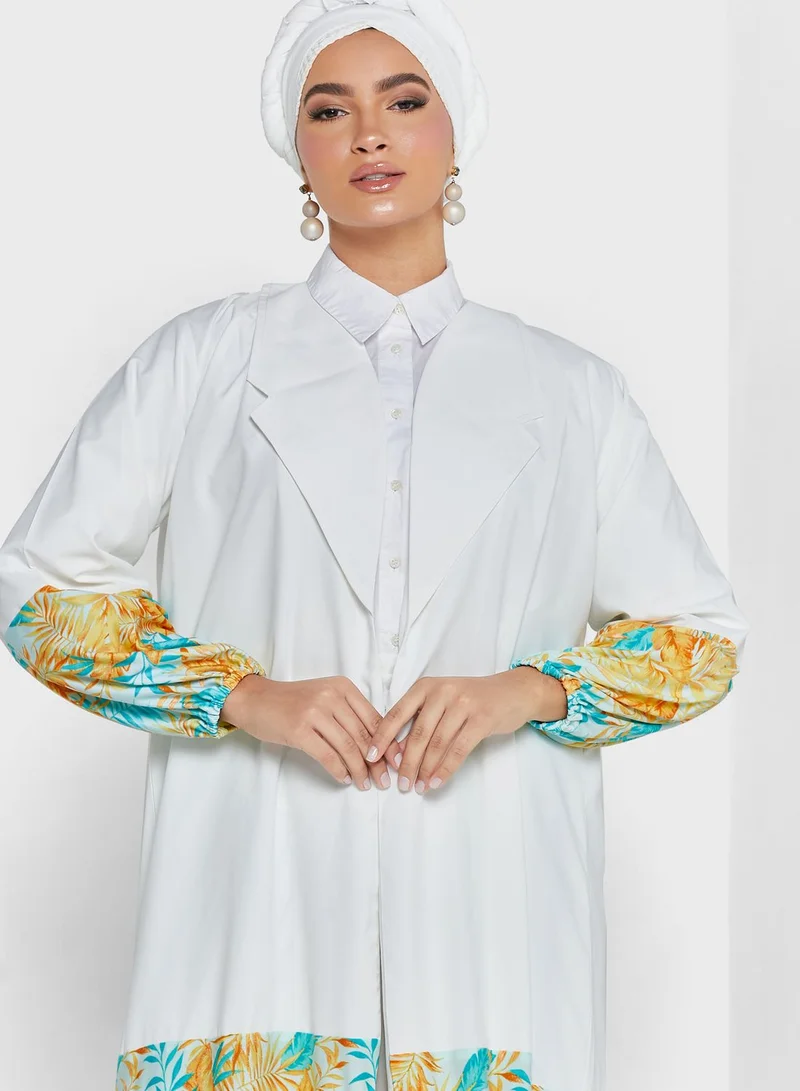 Khizana Printed Insert Detail Layer On
