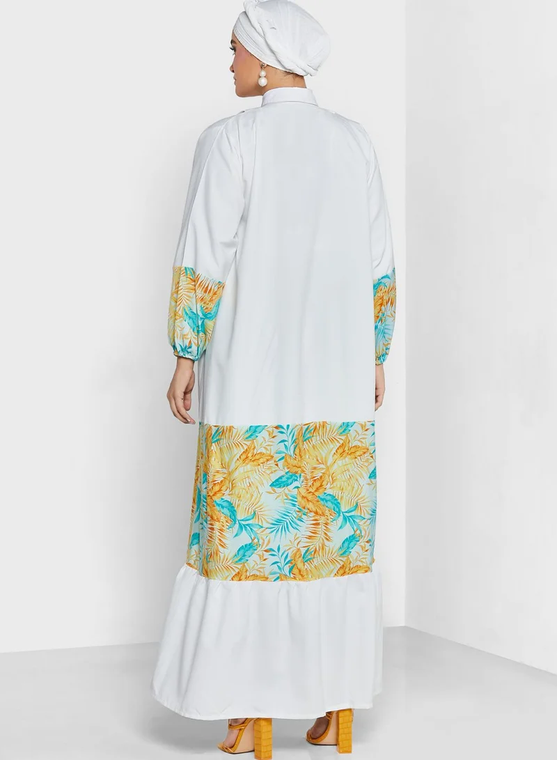 Khizana Printed Insert Detail Layer On