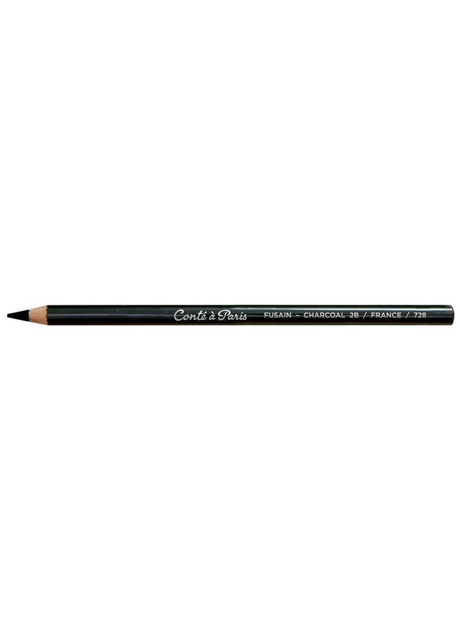 Conté A Paris 2285 Artist Quality Charcoal Pencil For Contrasting And Flat Drawing, Writing And Sketching - 2B C51