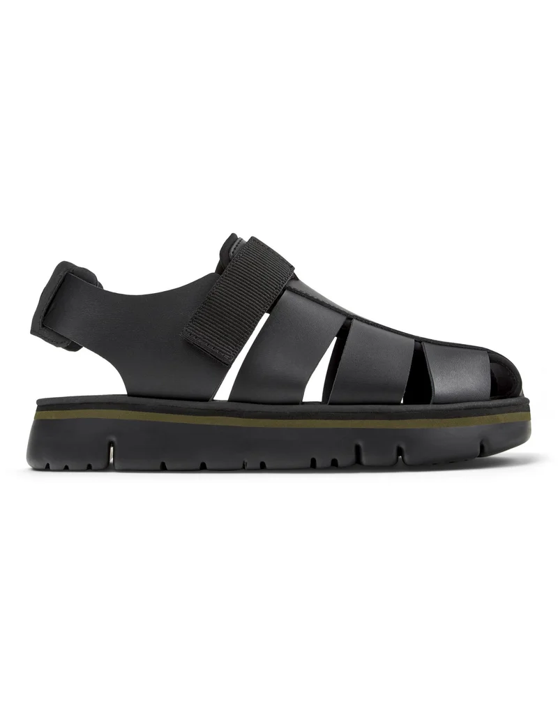 Oruga, Men's Sandal, Black