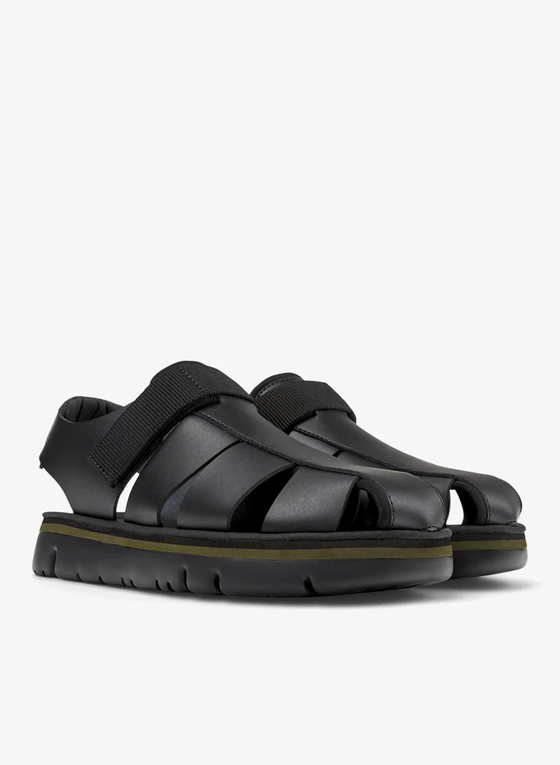 Camper Oruga Men Casual Flat Sandals – Black