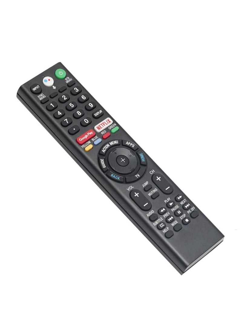 1 قطعة من جهاز التحكم عن بعد الصوتي البديل RMF-TX310U مع ميكروفون، متوافق مع تلفزيونات سوني الذكية 4K Bravia موديلات XBR-43X800G، XBR-75X800G، XBR-65X800G، XBR-49X800G. - Image 2